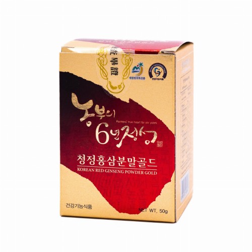 Żeń-szeń czerwony, mielony, 6-letni 'GOLD' - 50 g